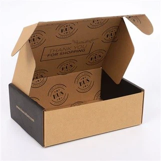 Boîte en papier ondulé pour emballage de vêtements