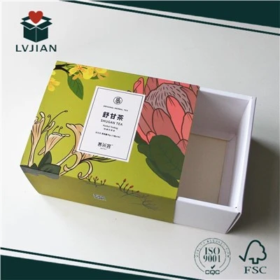 Récipient en papier fleur de thé
