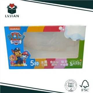 Boîte de papier d'emballage de dentifrice