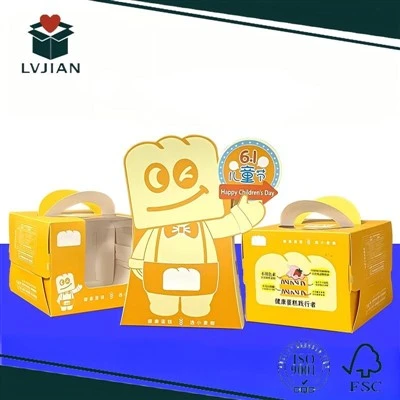 Récipient en papier à gâteau pour la journée des enfants